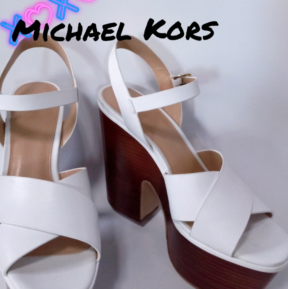 Michael Kors chunky platform sandals Size 9